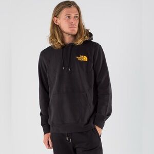 The North Face Black logo Hoodie Size
